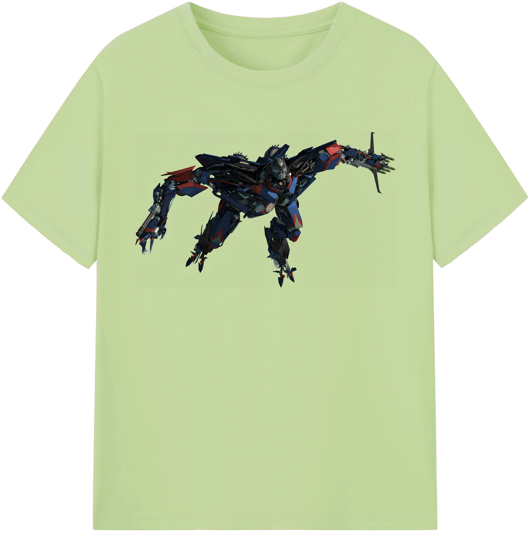 （画像用） Transformers トランスフォーマー 綿100％半袖Tシャツ（フロントプリント）